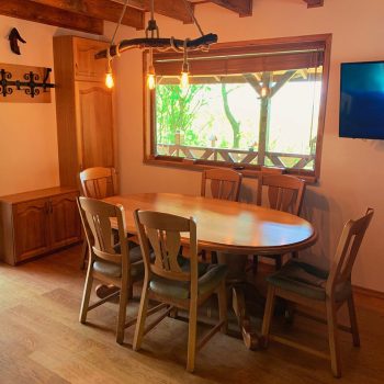 jadalnia w domku letniskowym